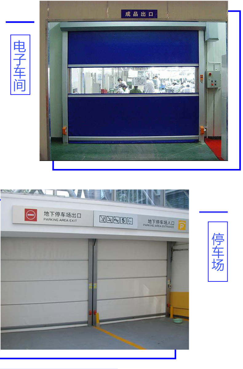 PVC快速卷帘门