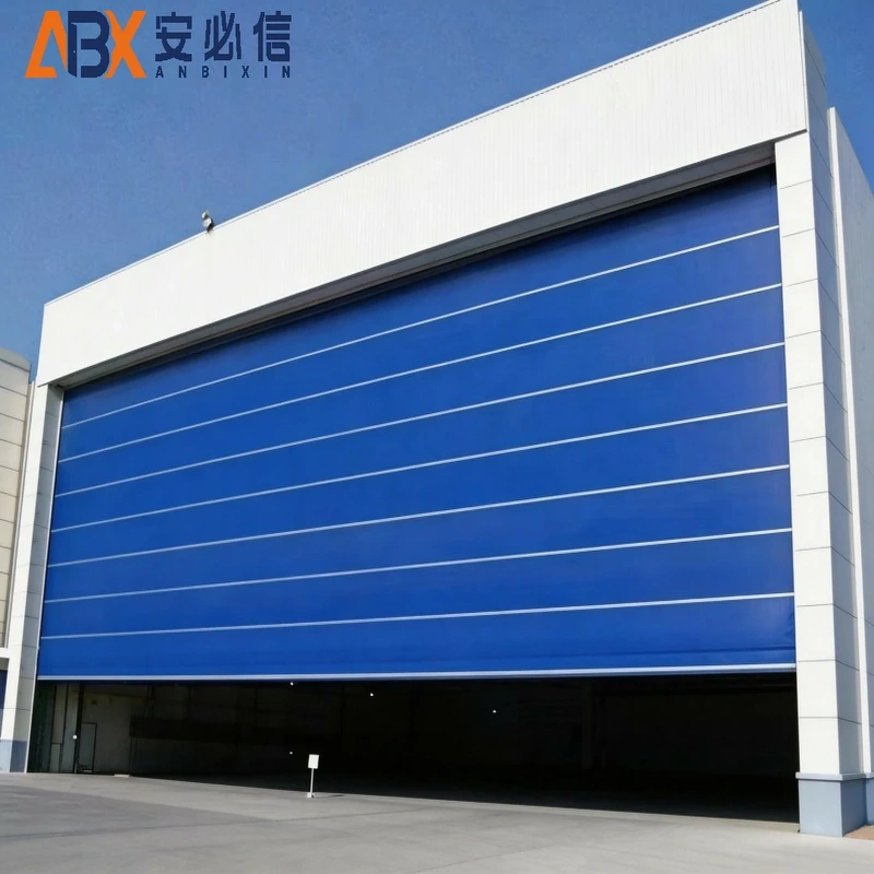江西背带堆积门项目案例｜安必信工业门厂家